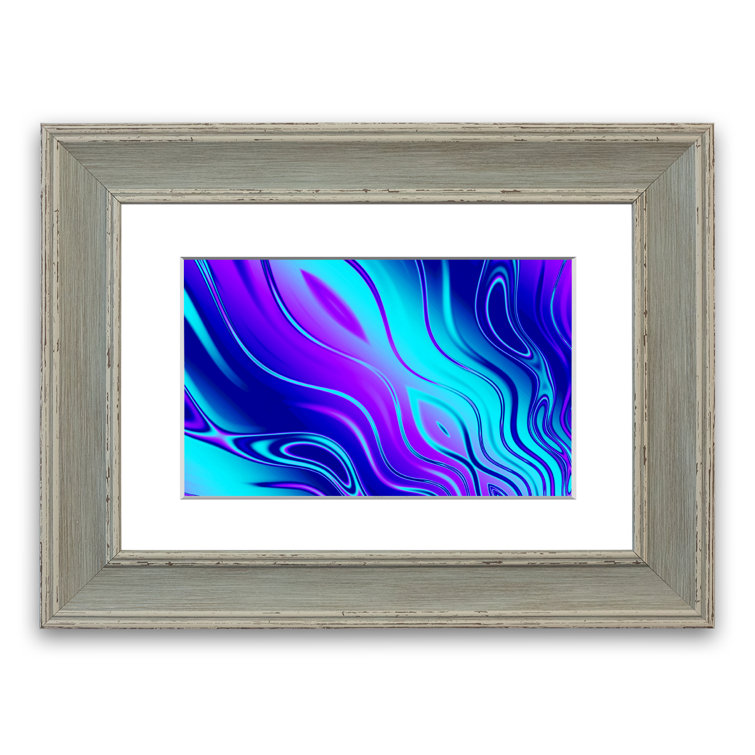 East Urban Home Lava Lamp Liquid Picture Frame Graphic Art Wayfair